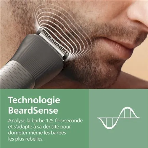 Tondeuse homme Philips MG7951/15 17IN1 -120min autonomie - 100% étanche - Technologie BeardSense 26 hauteurs de coupes de 0,5 à 20 mm
