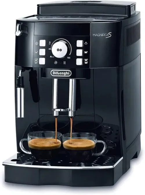 Delonghi Magnifica S machine à café cafetière avec broyeur 15 bars noire  ماكينة صنع القهوة