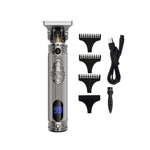 Kemei Tondeuse A Cheveux Finition 0 Mm - 1200 Mah - 700H Puissance 10 W - Lcd - Silver