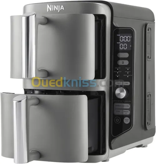  NINJA FRITEUSE SANS HUILE  DOUBLE STACK XL DUALZONE 9.5L - SL400EU - 2500W