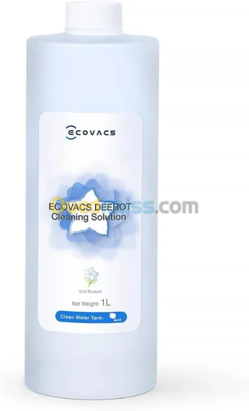 Ecovacs Solution de nettoyage pour aspirateurs robots  1L DEEBOT N20/X1/X2/X5/T10/T20/T30