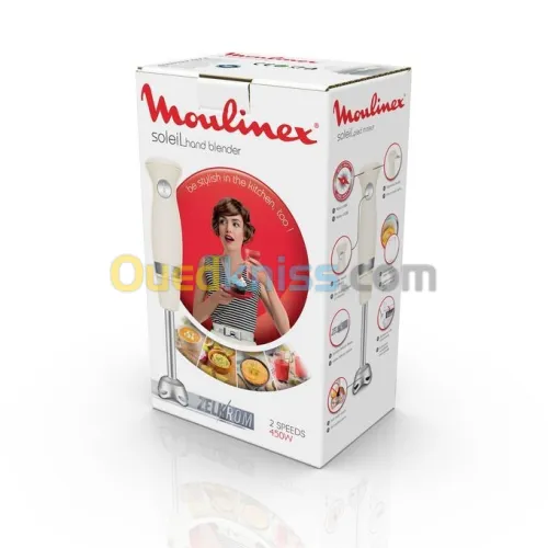 Pied mixeur MOULINEX MOULINEX SOLEIL IVOIRE 450 W DD471A10