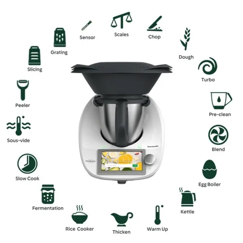 ROBOT DE CUISINE MULTIFONCTIONS INTELLIGENTS THERMOMIX TM6-2.2L-500w-abonnement 6 mois offert