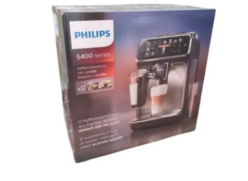 Machine a cafe avec broyeur cappuccino 15 BARS Philips SERIE 5400 EP5447/90 Noir