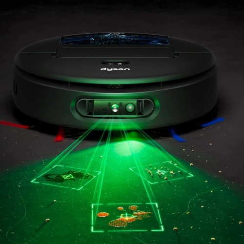 Aspirateur robot laveur avec station de vidange Dyson Spot + Scrub AI Noir - 200 min autonomie -