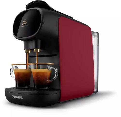 MACHINE À CAFÉ À CAPSULES LOR BARISTA ROUGE VELOURS PHILIPS - LM9012/50 - 19 bars - 9 capsules