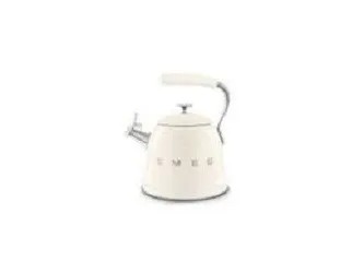 Smeg Bouilloire sifflante beige style années 50 - 2,3 L - WKF01CR
