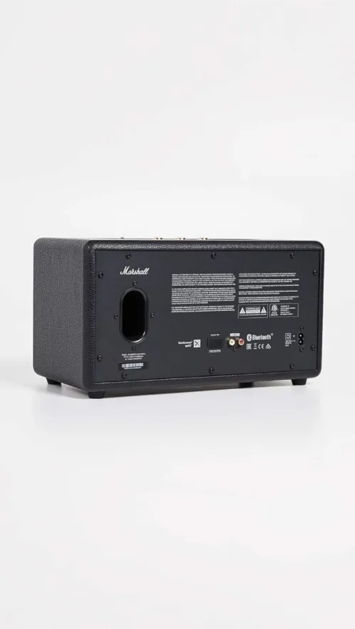 Marshall Haut-Parleur Bluetooth Stanmore II - Noir, Bluetooth 5.0 et aptX, Connexion filaire