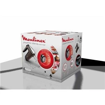 Moulinex Batteur HM653910 POWERMIX SILENCE - 600W - 7 accessoires