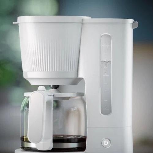 Philips Cafetière filtre HD7411/00 Serie 3000- 1,25 L- Blanc-1080 W