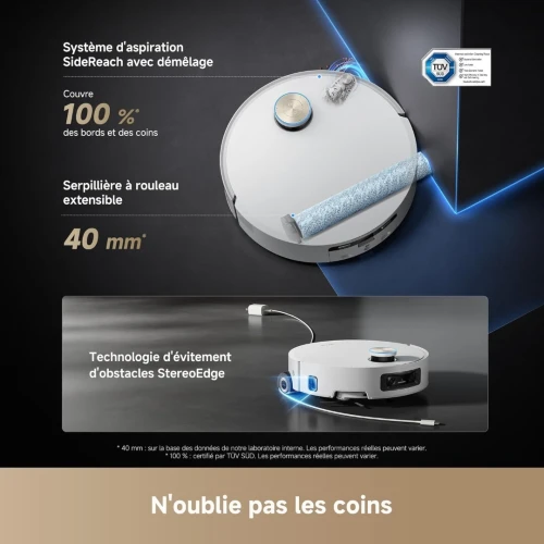 DREAME Aqua 10 Ultra Roller Complete - Nettoyage Automatique du Rouleau - 30000 pa 8 cm proleap