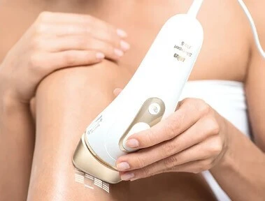  BRAUN Silk expert Pro5,épilateur lumière 400000 flash pochette,tête précision-rasoir Venus PL5157