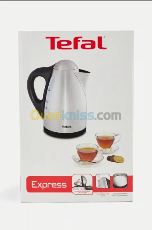 Bouilloire electrique tefal Express 1,7 Litre - Filtre Anti-Tartre-2400W- KI110F10