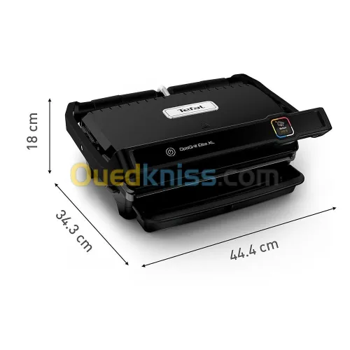  tefal Optigrill Elite XL, Panineuse Grill intelligent, 16 programmes- 8 personnes, GC760812-2200w