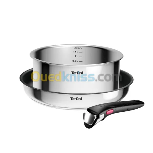 batterie de cuisine tefal Ingenio Emotion,2 pièces : une poêle de 24 cm et une de 28 cm - L881S304