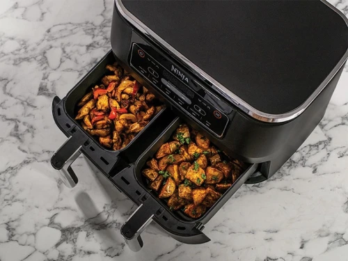 Friteuse a air sans huile airfryer NINJA , 2 Tiroirs,6-en-1 AF300EU- 7.6L - 2500W