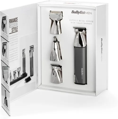 BaByliss tondeuse multi-usages 15 en 1 Super-X Metal Series Sans Fil MT996E