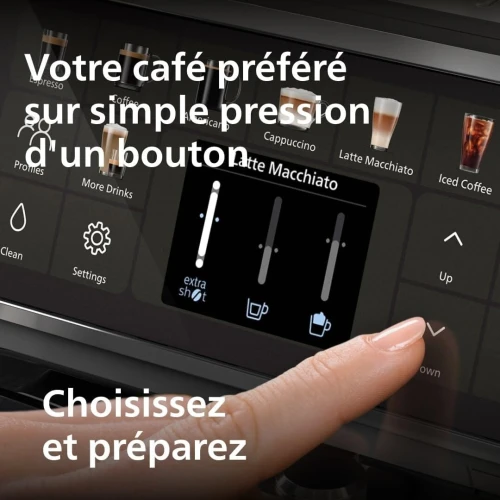 philips Machine à cafe broyeur Automatique 5500 Series cappuccino-20 Boissons QuickStart - EP5544/50