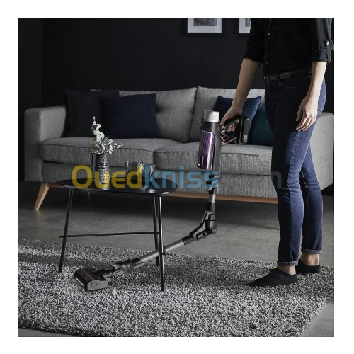 Aspirateur balai sans file 2en1 Rowenta X-FORCE 9.60 noir/violet - RH2037 مكنسة كهربائية 