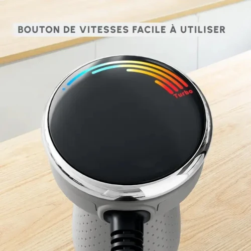 Moulinex Quickchef+ Bras Mixeur Technologie , 1000 W, Mode Silencieux, 20 vitesses - DD672B10