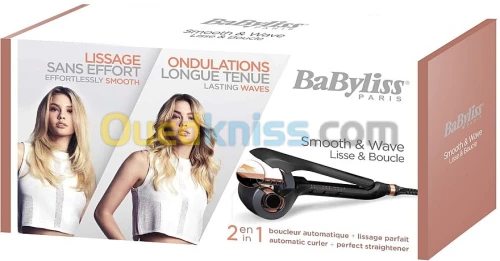 FER A BOUCLER / LISSER BaByliss C2000ITE Smooth et Wave Curl Secret Onduleur pour cheveux