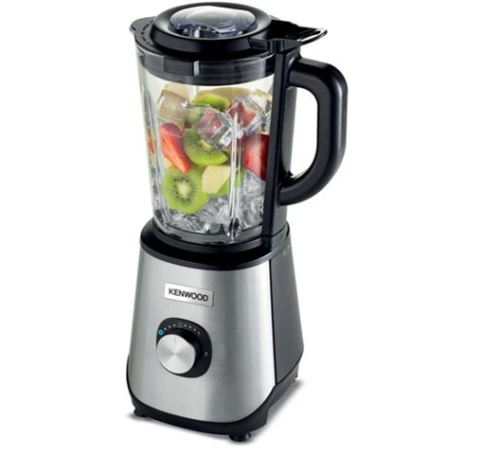 Kenwood Blender verre 1000W, 1.5L broyeur, hachoir et fonction glace  - Blm45.720SS- 2 vitesses-inox