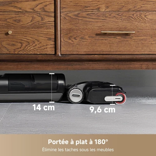 Dreame H12 Pro FlexLite, inclinable à 180d, Puissance 18 000 Pa, Autonomie 50 minutes Auto-nettoyage à 90C