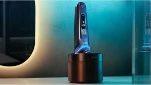 Rasoir électrique Intelligent Philips XP9204/30 Serie i9000 prestige SkinIQ - Autonomie 60 minutes Lames Dual SteelPrecision - Tête de précision flexible à 360