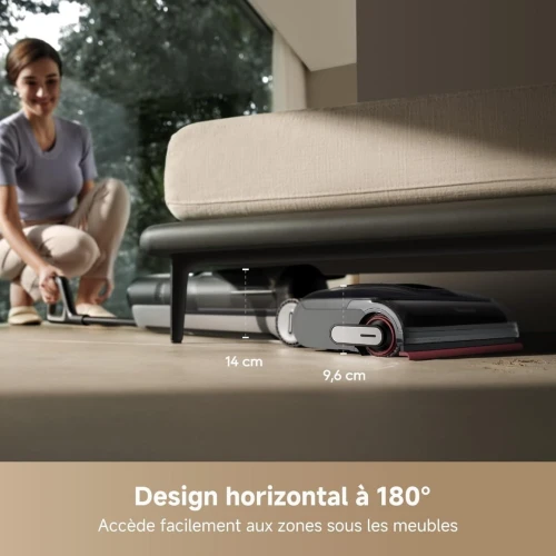Aspirateur Laveur dreame H15 Pro 21kPa-séchage 5 Min 90C- portée à Plat 180 degrees -1h autonomie