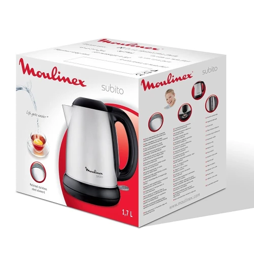 Bouilloire électrique moulinex BY540D10 SUBITO inox - 2000w - 1.5L-Arrêt automatique