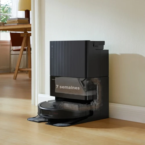 Roborock Qrevo S robot aspirateur laveur Avec station de vidange 7000Pa, Autonomie 180 min