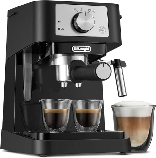 Machine a cafe DeLonghi Stilosa EC260BK manuelle 15 bars - buse a vapeur-noir