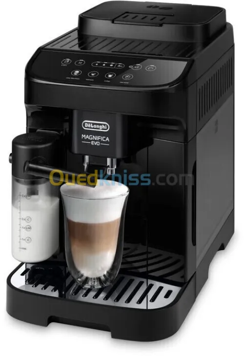 Machine a café avec broyeur et moulu Delonghi Magnifica Evo ECAM290.51.B NOIR - 15 bars -cappuccino 