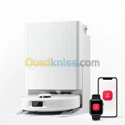 Roborock QV35A robot aspirateur laveur avec station multifonctionnelle-8000pa-LiDAR- app Apple watch