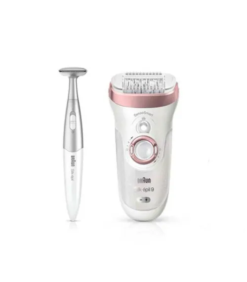 braun Epilateur électrique Silk Epil 9 -  Système 4 en 1 épilation - SES9-980 