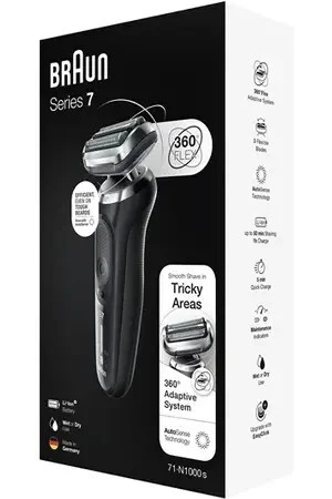 Rasoir électrique Braun Series 7 - Autonomie 50min, 71-N1000s