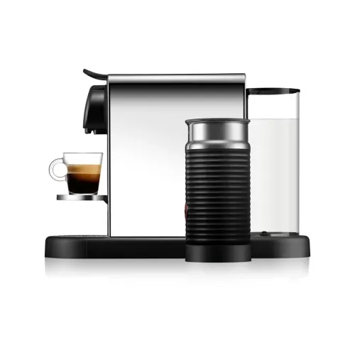 Machine a cafe a capsules nespresso CitiZ et Milk Platinum- 19bar -1L reservoir-xn630d10