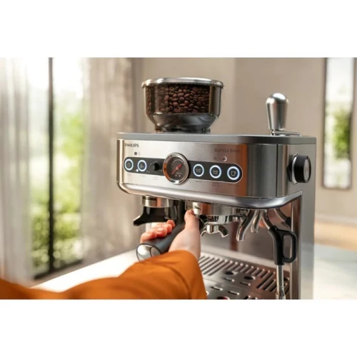 Philips Barista Brew Machine à café semi-automatique-15 bars-250 g-15 tailles de mouture-6 recettes- psa3218