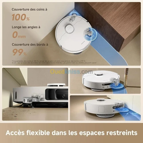 Aspirateur robot laveur Dreame L10s Ultra Gen3 Set -25000 PA - 210 min autonomie - blanc