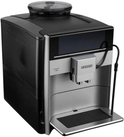Machine à café automatique Siemens EQ.6 plus mousseur et pot à lait TE653M11RW 1,7 Litres 15 bars