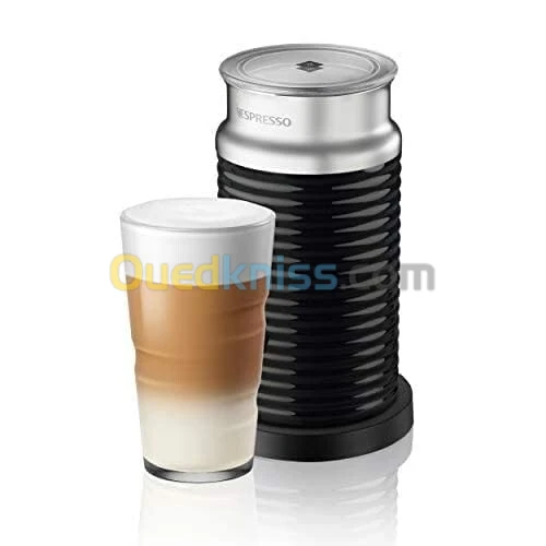 Nespresso Mousseur à lait NOIR Aeroccino 3 Acier inoxydable