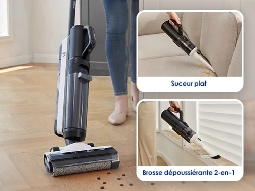 Aspirateur balai sec / humide Laveur 3en1 TINECO FLOOR ONE S5 COMBO PLUS