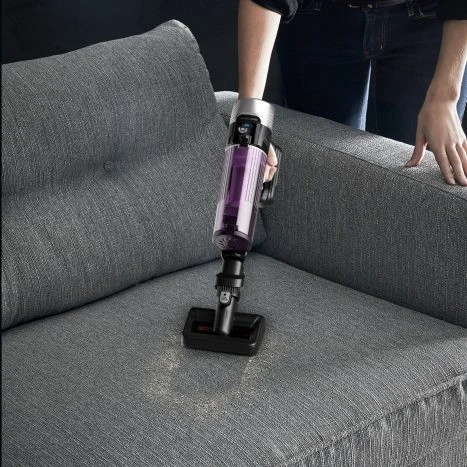 Aspirateur balai sans file 2en1 Rowenta X-FORCE 9.60 noir/violet - RH2037 مكنسة كهربائية 