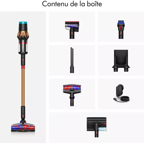 Aspirateur balai laveur DYSON V16 PISTON ANIMAL SUBMARINE DS60 - 315AW-1h10 autonomie - brosse laser