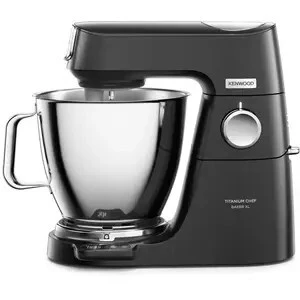 Kenwood Robot pétrin Titanium Chef Baker XL - 1200 Watt - noir- balance intégré -kvl8500.4bk