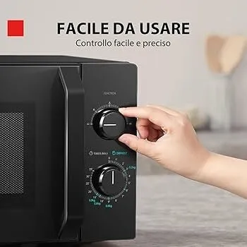 Toshiba Micro-ondes Grill, 20 litres, micro-ondes : 800 watts, gril : 1000 watts - TMG20MM-21
