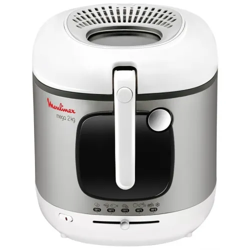 MOULINEX Friteuse classique AM480070 MEGA XXL - 3,3 litres d'huile - 2 kg de frites-2100W