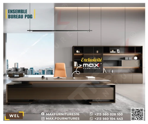 ENSEMBLE DE BUREAU PDG - VIP - IMPORTATION - WEL-DA - 2,80M