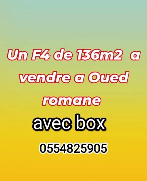 Vente Appartement F4 Alger El achour