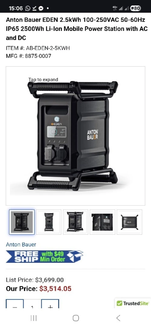 Eden 2.5kWh Mobile Power Station محطة طاقة 2.5 كيلوواط ساعة
